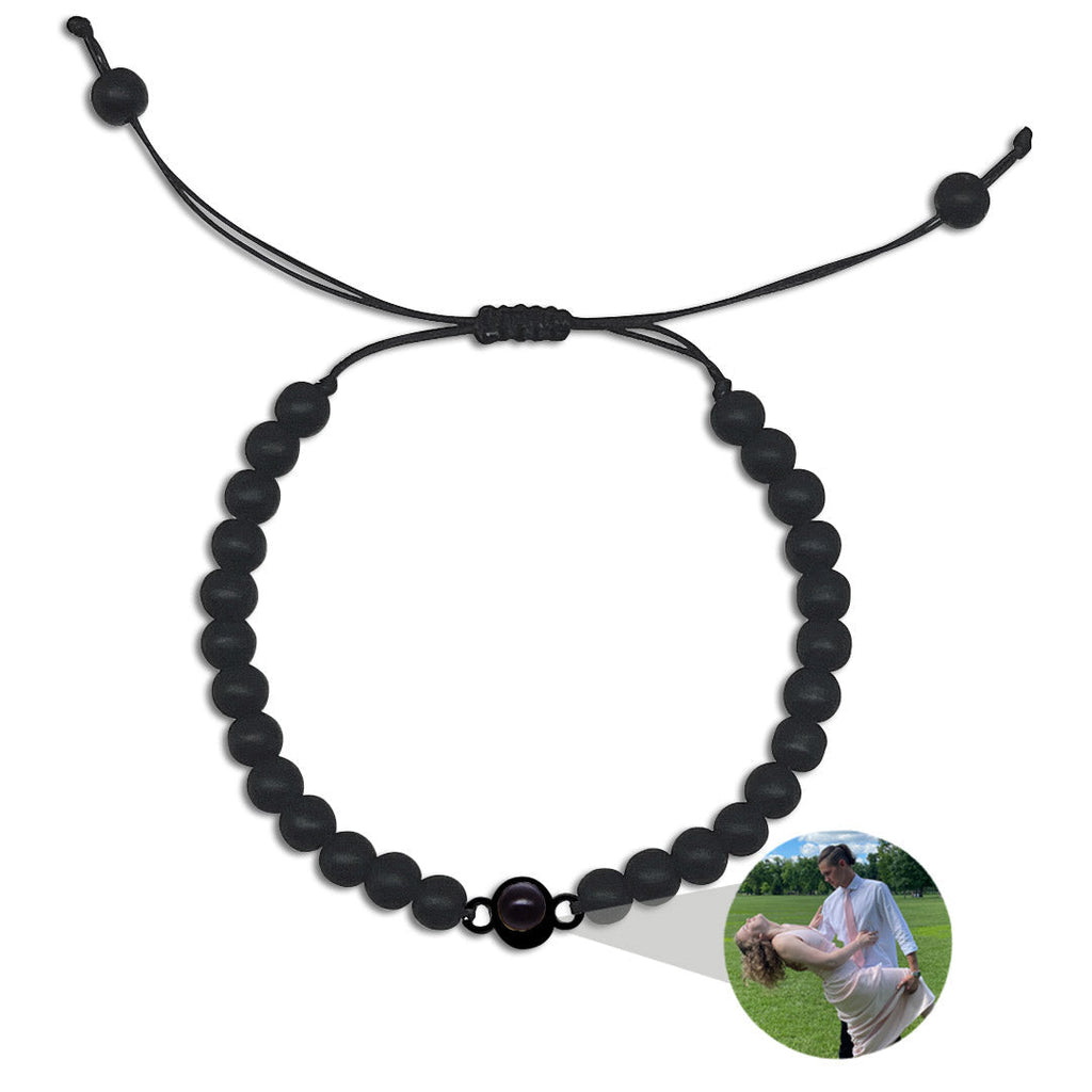 Custom Beaded Photo Bracelet