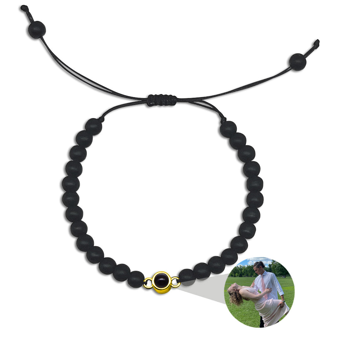 Custom Beaded Photo Bracelet