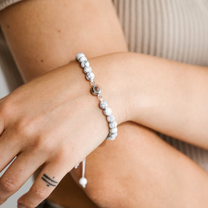 Custom Beaded Photo Bracelet