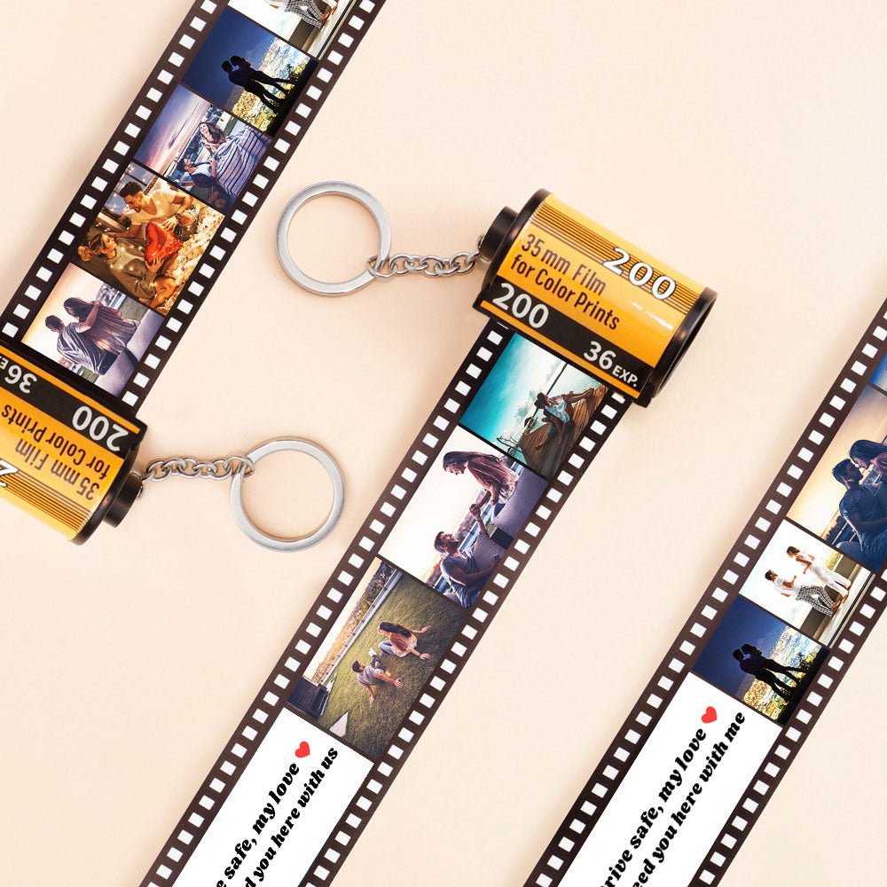 Custom Drive Safe Film Roll Keychain