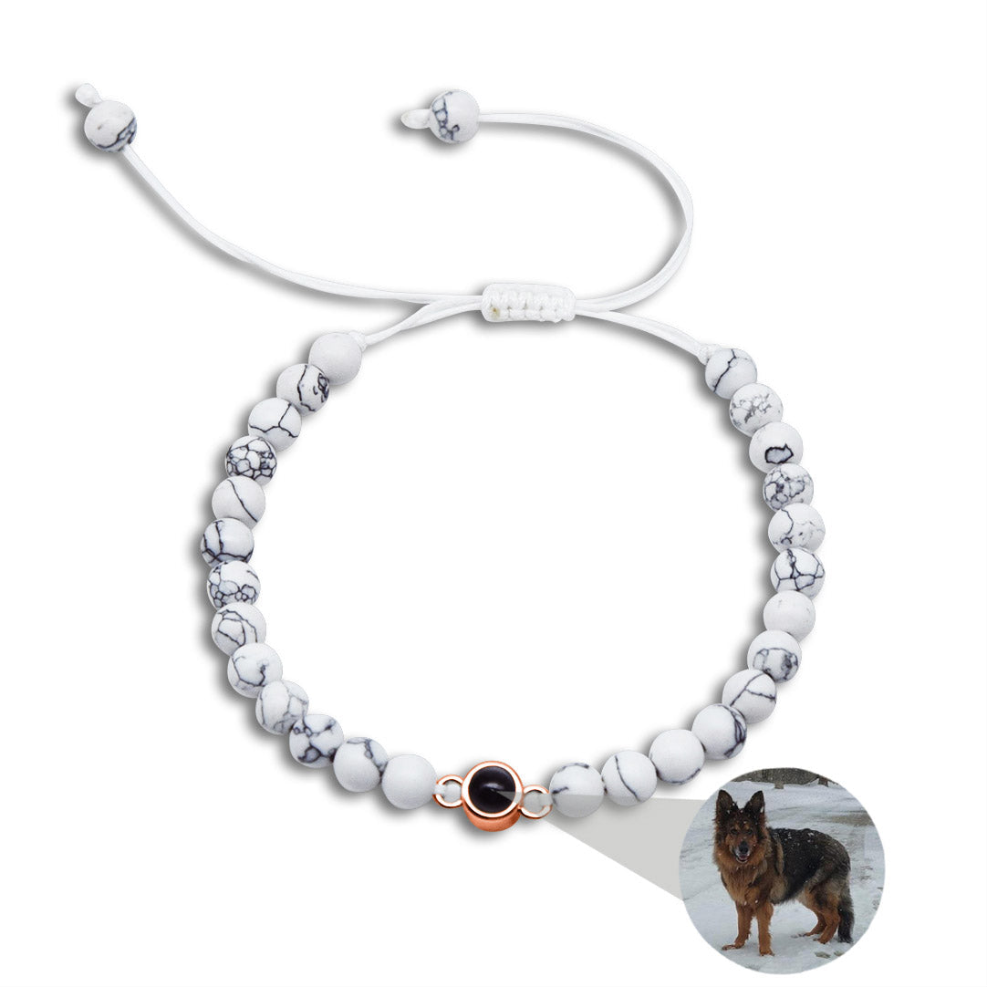 Custom Beaded Photo Bracelet