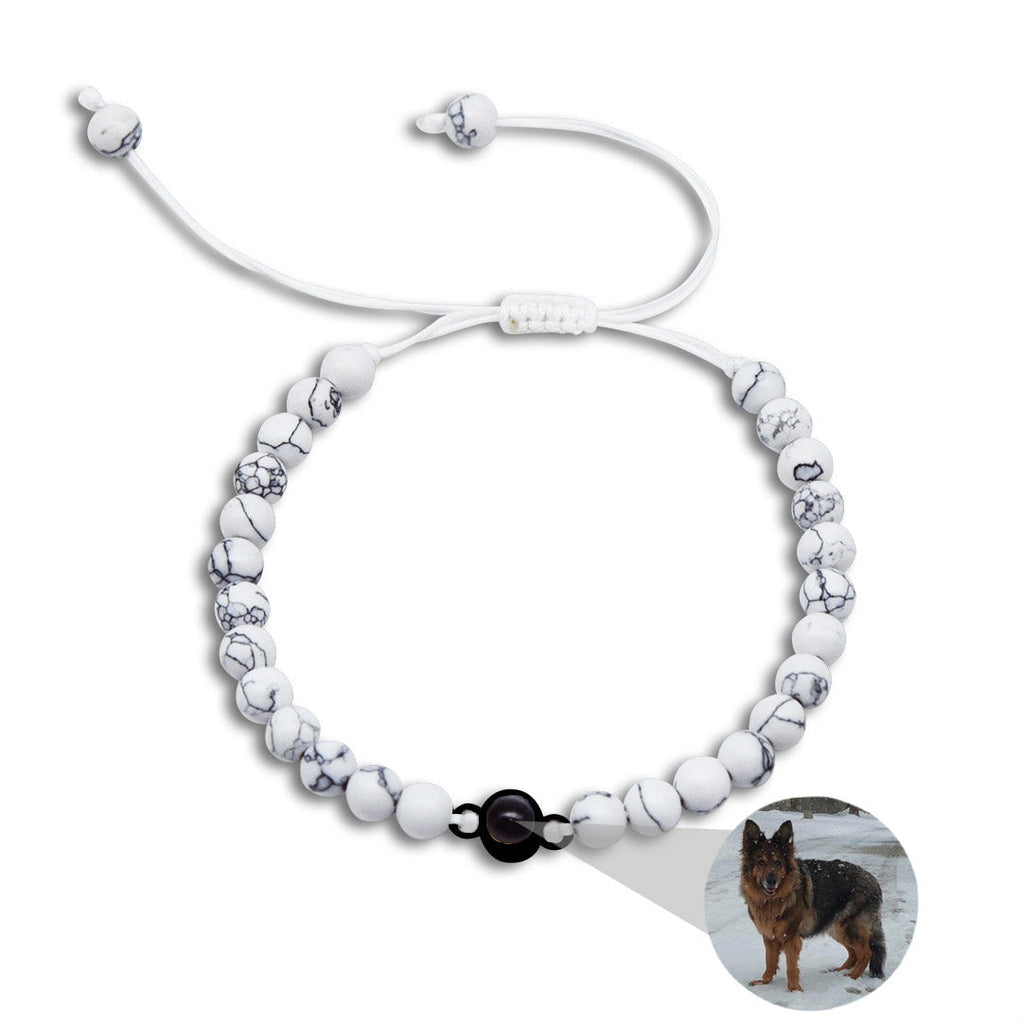 Custom Beaded Photo Bracelet