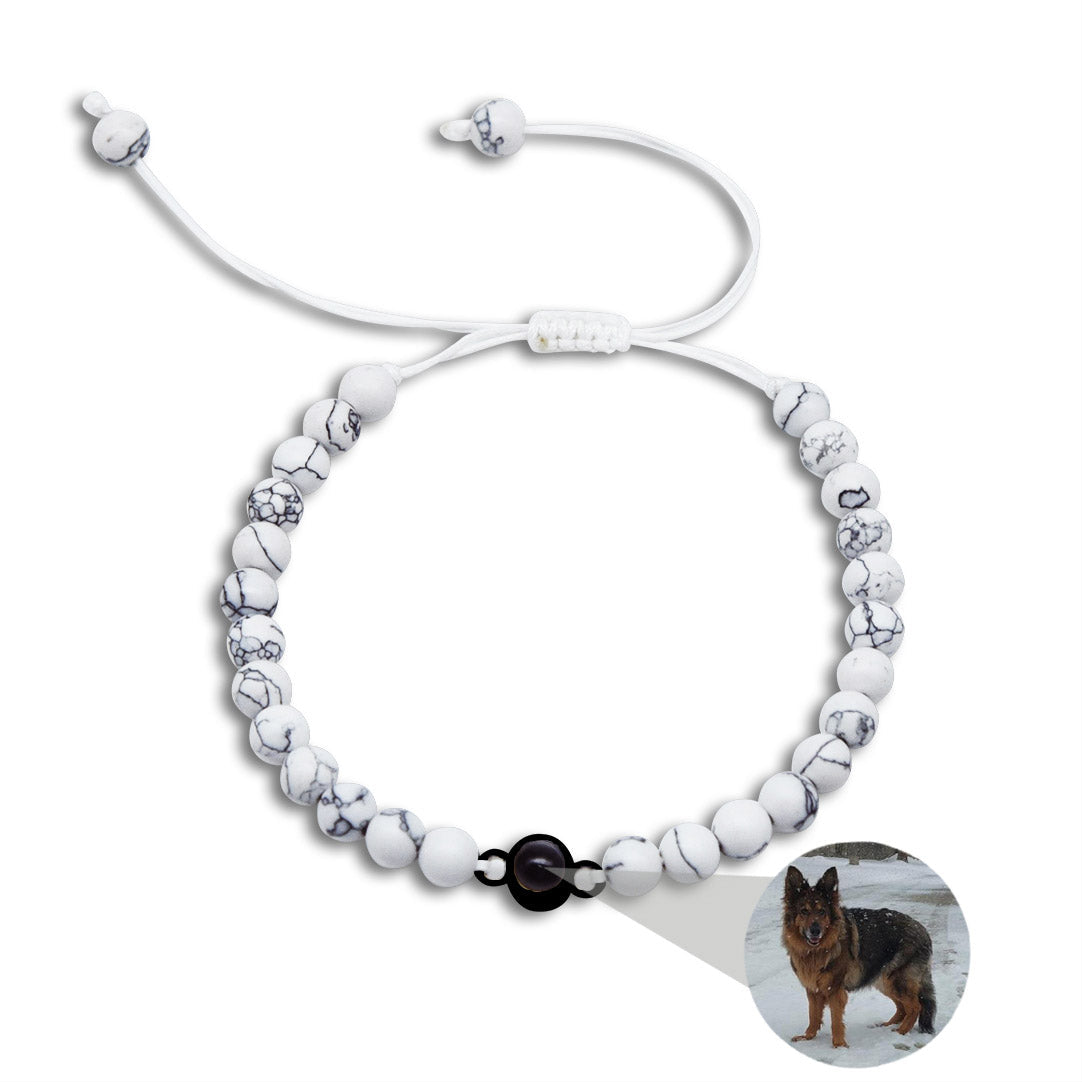 Custom Beaded Photo Bracelet