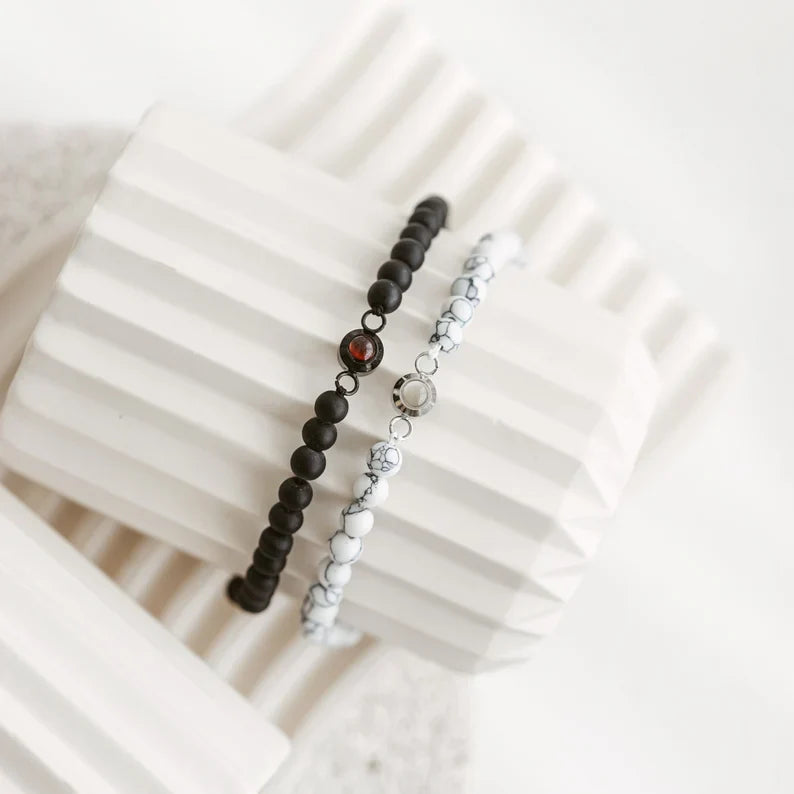 Custom Beaded Photo Bracelet